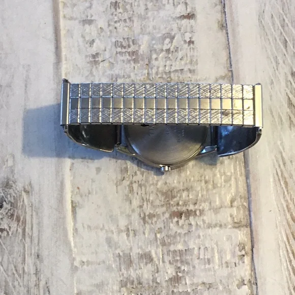 Zuni turquoise/ sterling watch band and watch - Picture 4 of 5